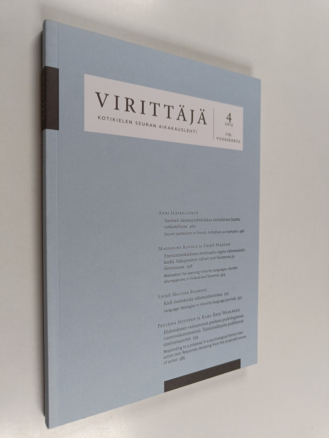 Virittäjä 4/2015