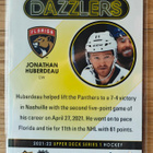 Jonathan Huberdeau 2021-22 UD Series 1 Dazzlers Blue - pikkukuva 2