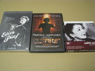 EDITH PIAF - PAKETTI ( elokuvia ja cd-levyjä )
