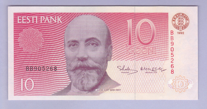 Viro 10 Krooni v.1992 UNC P-72b