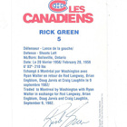 Montreal Canadiens Teamissued #5 Rick Green - pikkukuva 2