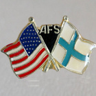 AFS Amerikka Suomi vaihto-opiskelu pinssi - pikkukuva 1