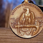 USA - Occupation Service Kunniamerkki. Halkaisija - 31 mm. - pikkukuva 2