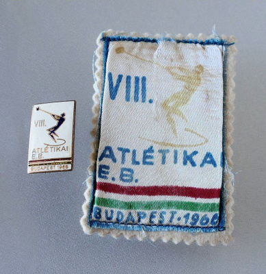 BUDAPEST 1966 rinta- ja kangasmerkki