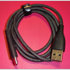 Musta Toocki USB A - USB C data/pikalatauskaapeli /1m #29013 - pikkukuva 2