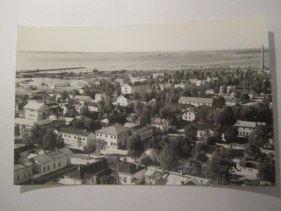 VANHA Postikortti Lappi Kemi 1950-l  Alkup.Mallikappale