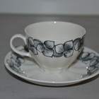 Arabia kahvikuppi Rinki harmaa 70-luku - pikkukuva 2