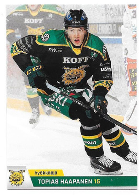2018-19 CardSet #30 Topias Haapanen Ilves