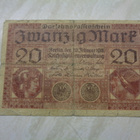 Saksa 20 Mark 1918 seteli - pikkukuva 1