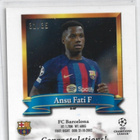 ANSU FATI - BARCELONA - AUTO #29 - TOPPS FINEST num 32/35 - pikkukuva 2