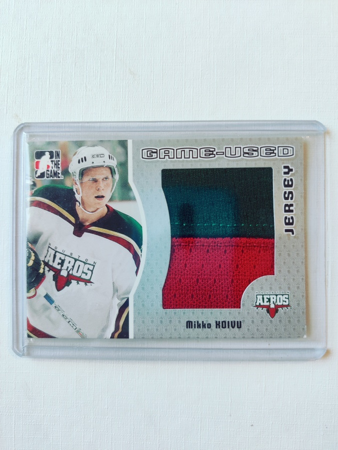 Mikko Koivu - 05-06 Heroes & Prospects Game-Used Jersey /100