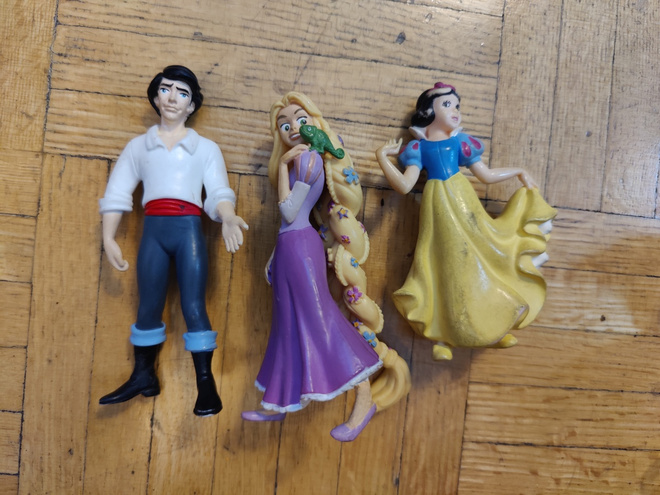 Disney Bullyland Tähkäpää, Arielin Prinssi ja Lumikki