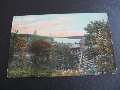 Ahvenanmaa - Tosan kylästä. v1912.