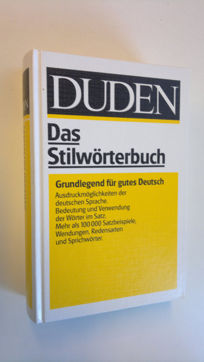 Gunter Drosdowski : Duden - Das Stilwörterbuch der deutsc...