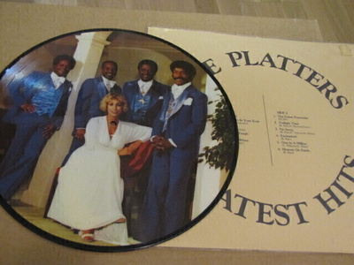 The Platters Greatest hits lp kuvalevy Tanska 1981