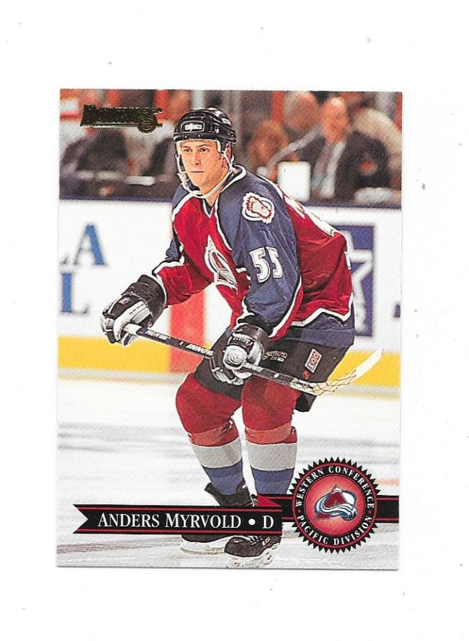 1995-96 Donruss #228 Anders Myrvold Colorado Avalanche RC