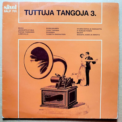 TUTTUJA TANGOJA 3. – Sävel RI LP 1971 = Toivekonsertti 34.