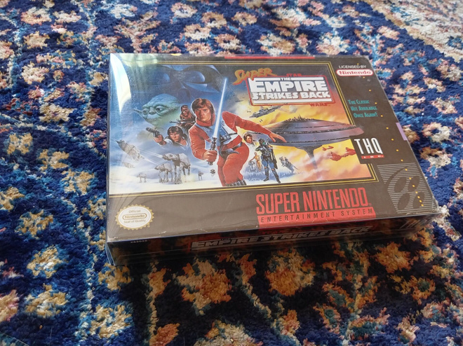 SNES The empire strikes back USA Boxed