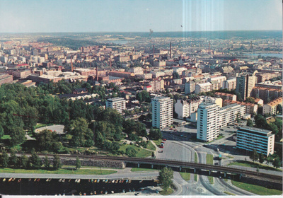 Tampere. Näkymä Näsinneulasta . p90
