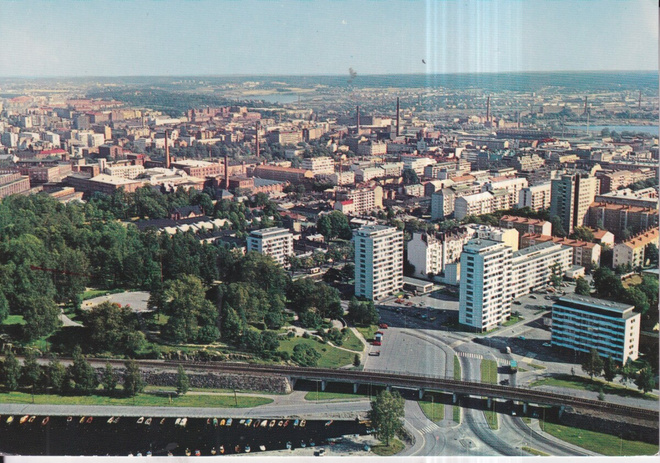 Tampere. Näkymä Näsinneulasta . p90