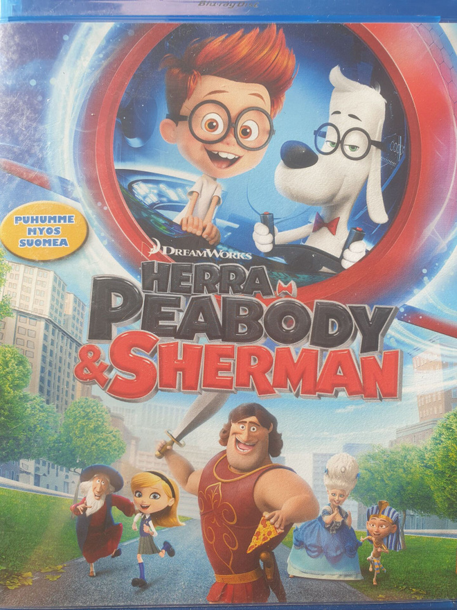 Herra Peabody & Sherman BLU-RAY SUOMIPUHE