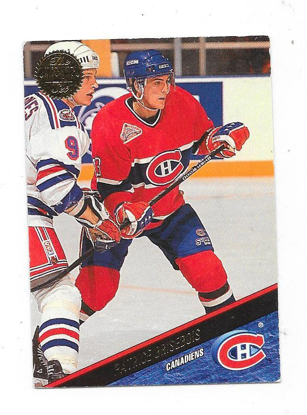1993-94 LEAF #191 Patrice Brisebois , Montreal Canadiens