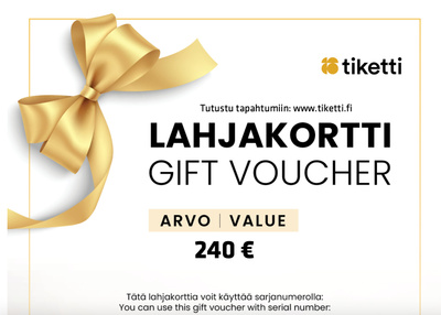 Lahjakortti Tikettiin