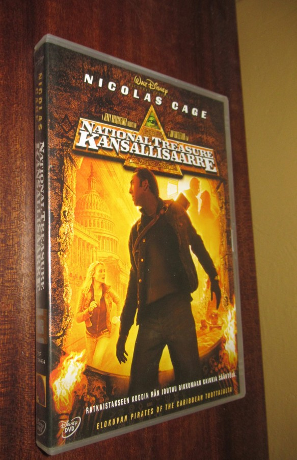 Nartional Treasure Kansallisaarre dvd toiminta