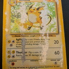 Raichu holo Pokemon base set - pikkukuva 1