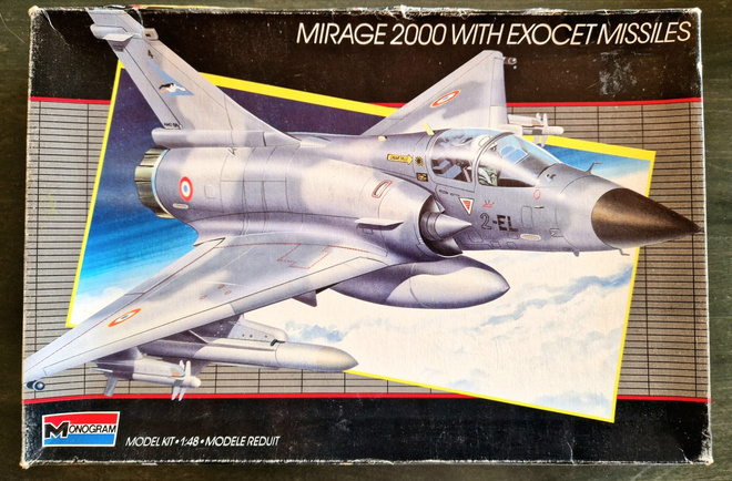 Mirage 2000 With Exocet Missiles Aircraft Koottava 1986
