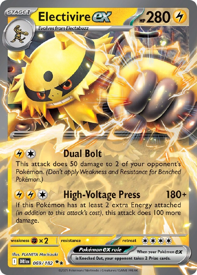 Electivire ex 069/182 - Destined Rivals - NM/M