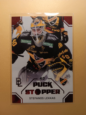 Stefanos Lekkas Kalpa 26-27 Blueline Puck Stopper RED /40