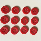 PUNAINEN NAPPI, yleinen pieni nappi, Ø13mm, 15kpl. - pikkukuva 3