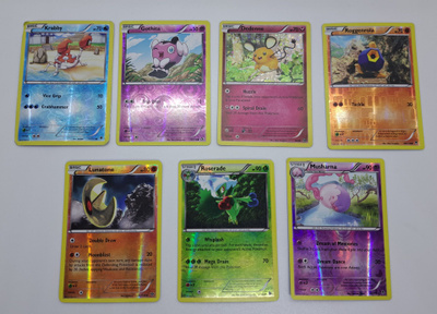 7 Pokemonkorttia