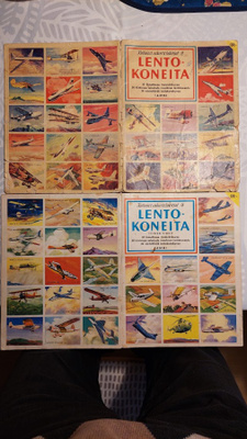 Lentokoneita - 2 askartelukirjaa