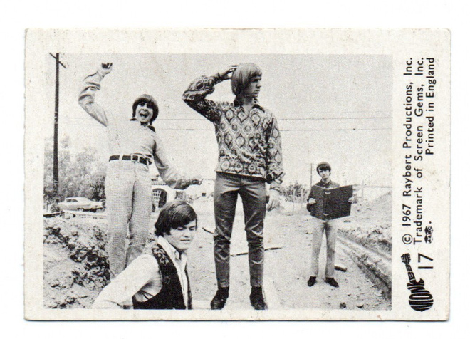 Purkkakuva MONKEES n:o 17 1967 Purukumikuva