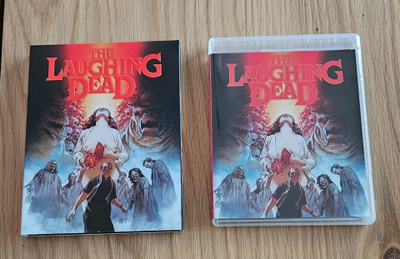 The Laughing Dead Vinegar Syndrome blu-ray slipcover