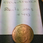 Etelä-Afrikka 50 cents 2008, km#443 - pikkukuva 2