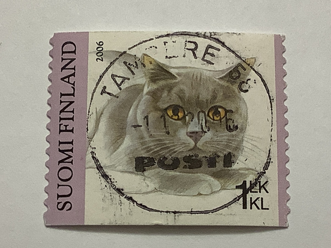 1791/ 2006 Kissoja 2/4 o leimattu loisto
