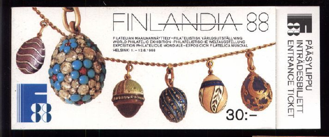 ååpm . FINLANDIA 88 . 1987 . Postituore ** .
