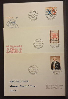 FDC 43 - 1980 3 kpl