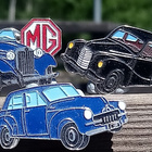 Auto pinssit - 3 kpl. Halkaisija - 29, 32 ja 33mm. - pikkukuva 1