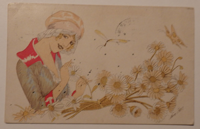 Xavier Sager postikortti 1920-lukua