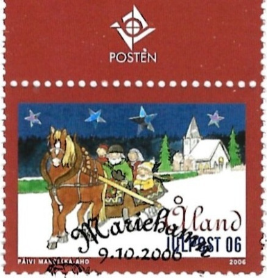 Åland 2006 Joulu Julpost 06  välilöpari logo EPL LaPe 272