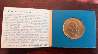 Juhlaraha C. G. Mannerheim, Turun työväen säästöpankki