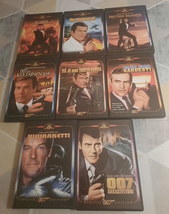 James Bond Special Edition dvd-leffoja 5e / kpl