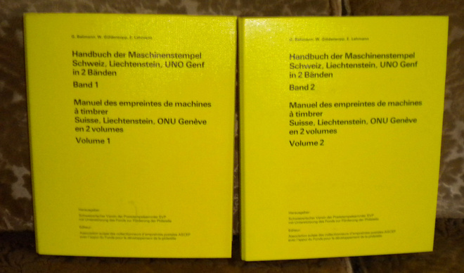 Handbuch der Maschinenstempel Schweiz Liechtenstein UNO 1-2