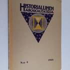 Historiallinen aikakauskirja 4/1956 - pikkukuva 1