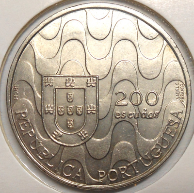Portugal. 200 esccudos 1992.