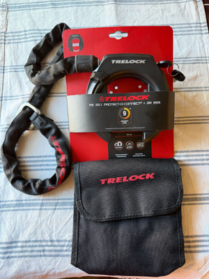 Polkupyörän lukko;Trelock Combi RS 351 + ZR 355/Uusi
